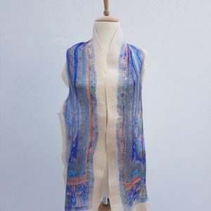 SOLD 😃 100% felt and silk scarf